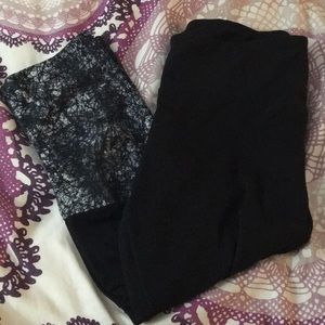 Black Capri Workout Leggings
